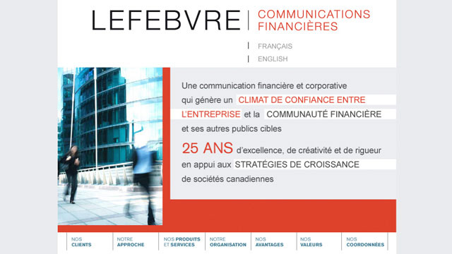 Lefebvre communications financières